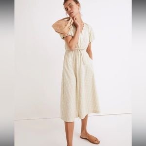 NWT Madewell | Plaid Midi Dress | Large